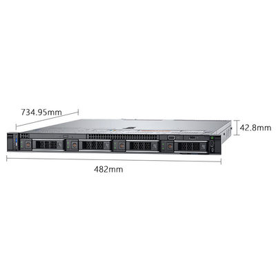 1U Server Rack Cloud Storage Infrastructure Server Case for Dell R450 4*3.5 Disk Position