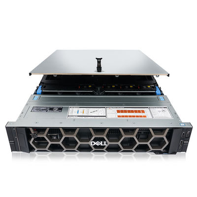 Double Port Gigabit Network Port and 2U Rack Server Form Factor Dell R740 Server Barebone