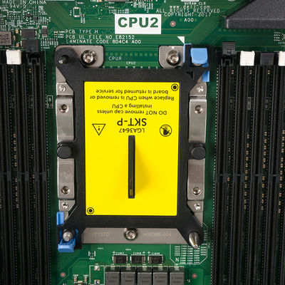 Double Port Gigabit Network Port and 2U Rack Server Form Factor Dell R740 Server Barebone