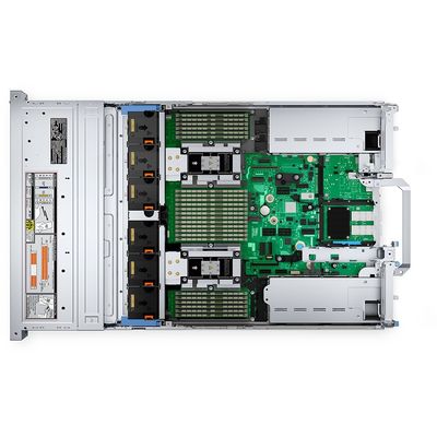 Memory Module Slot Dell R7625 2U Server Chassis with Private Mold and AMD EPYC CPU