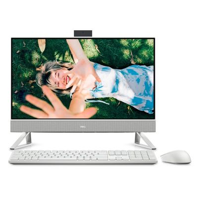 Dell Inspiron IN5415 23.8&quot; AMD Ryzen R3-5425U 8GB 256GB SSD White All-in-One Computer