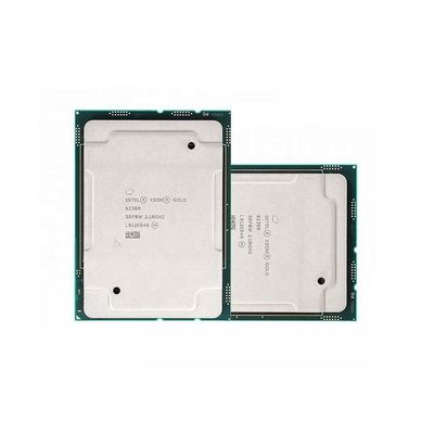 Intel Gold 6338 CPU 32 cores 2.00 GHz 64 threads 10 nm Production Process for Servers